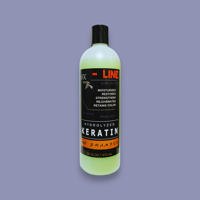 Hydrolyzed Keratin Treatment for Damaged Hair | EK-LINE Luxury Shampoo 16 fl oz
