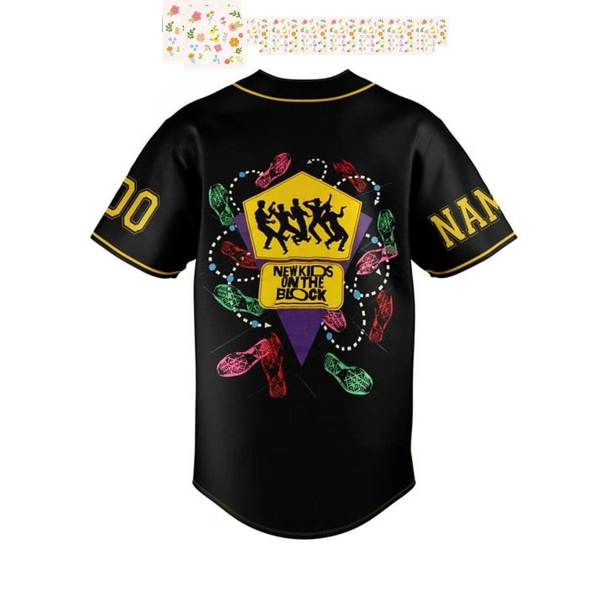 NK on The Block Personalized Baseball Jersey