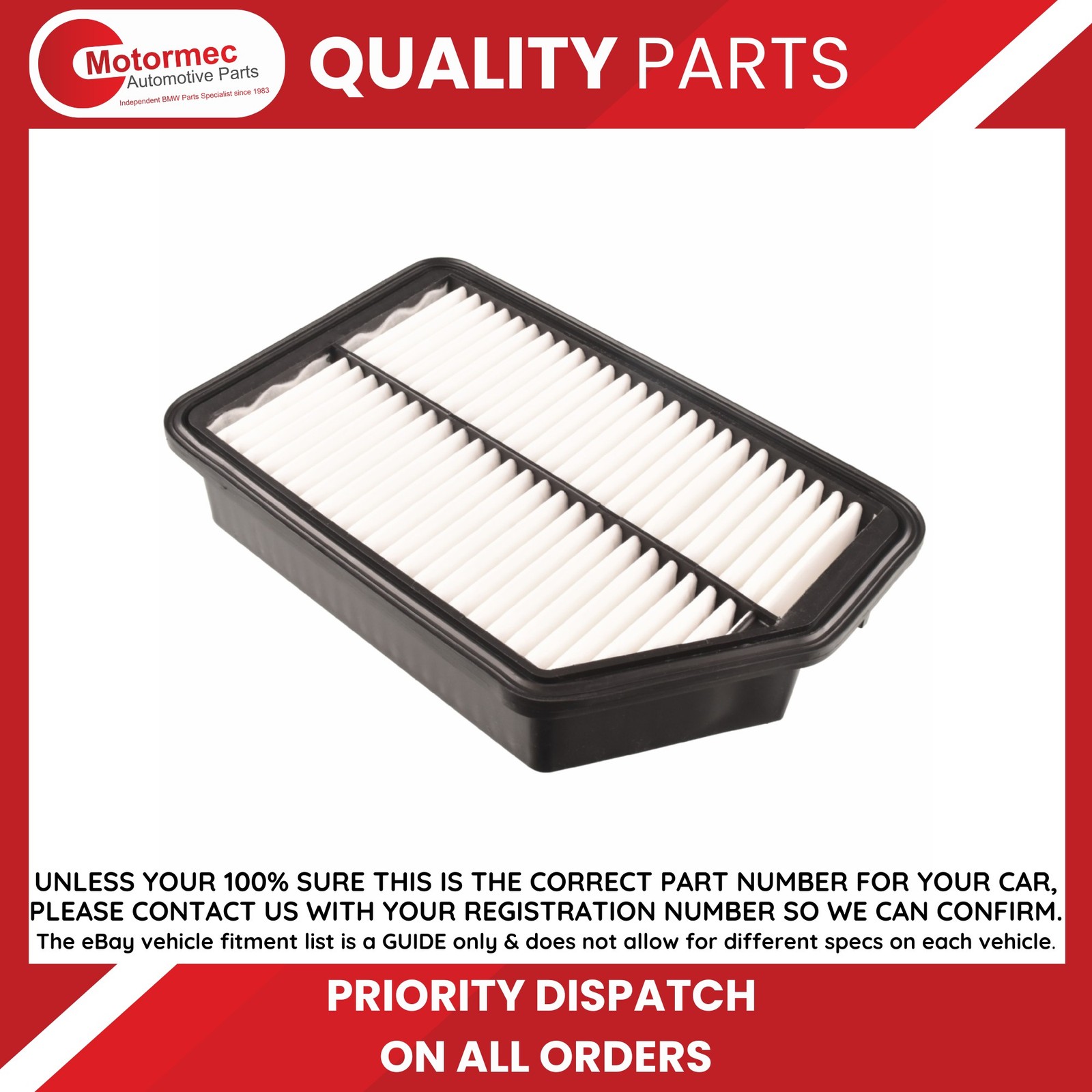 Fits BLUE PRINT ADG022100 Air Filter - Image 27