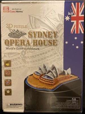 Sydney Opera House 3D Puzzle World's Great Architecture 58 Pieces