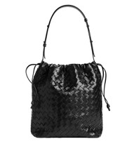 BOTTEGA VENETA Biblioteca 3700 Black Bucket Bag New