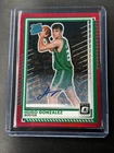 2025-26 Panini Donruss Hugo Gonzalez Optic Auto /75 Red  Boston Celtics