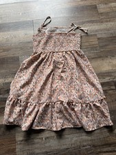 SHEIN Multicolor Floral Ruffle Sleeveless Sundress Pullover Strappy Size L