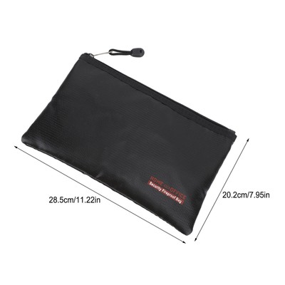 Fireproof Document Bag Portable Waterproof 800  High Temperature Resistant Zi FY