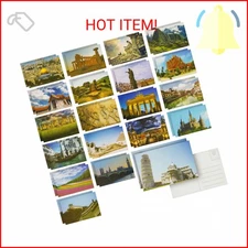 BEST PAPER GREETINGS 40 Pack Bulk Travel Postcards From Around the World for Mai