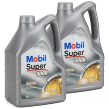 10L 10 Liter Mobil SUPER 3000 X1 Motoröl Öl 5W-40 A3/B4 VW 502/505.00 MB 229.3