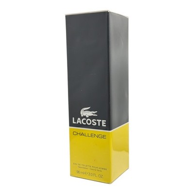*Lacoste Challenge Eau De Toilette Pour Homme Natural Spray 90ml/3.0fl.oz. New 