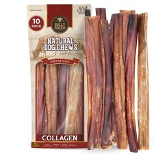 Bully Bunches 12 Inch Collagen Wrapped in Beef Bully Stick  Consistently Siz...
