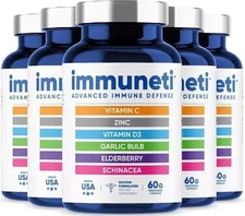 5 pk Immuneti Advanced Immune Defense, 6-in-1 Powerful Blend - FREE SHIPPING!!!