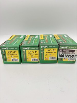 (Pick Size) SPAX Power Lag Structural Interior Construction Washer Torx Screws