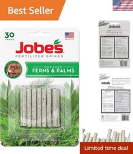 Sustainable Fertilizer Spikes: 30 Count for Vibrant Indoor Palm &