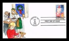 US COVER CHRISTMAS SANTA CLAUS FIRST DAY ISSUE MILLE HAND PAINTED CACHET