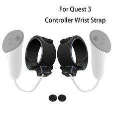 For Meta Quest 3/Quest 2 Controller Wristband Strap Anti-Drop Ring Joystick Caps