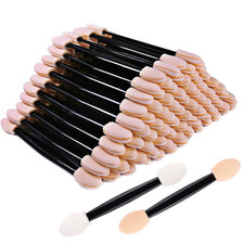 200 Eye Shadow Applicators Disposable Foam Makeup Brush Sponge New Stick Palette