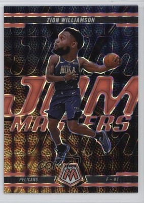 2024 Panini Mosaic Jam Masters Fluorescent Red Prizm 74/75 Zion Williamson 1c8t