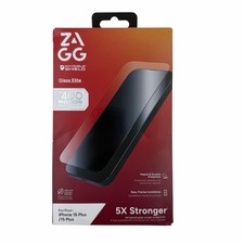 Zagg Glass Elite Tempered Glass Screen Protection for iPhone 16 Plus  15 Plus