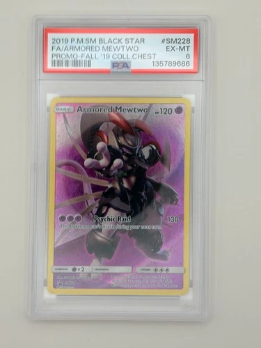 Armored Mewtwo SM228 Sm Holo PSA 6