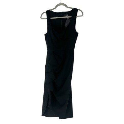 NWT Black Halo Eve Ally Black Sheath Dress Size 2