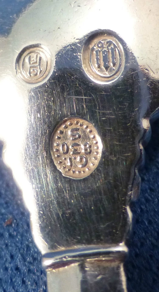 ACANTHUS-JENSEN СТЕРЛИНГОВОЕ 5 O'CLOCK ЛОЖКА(Ы)-МОНО 'НЕТ' - Изображение 3 из 3