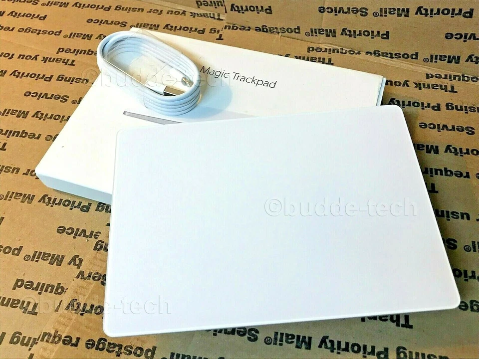 White Silver Apple Track Pad 2 (2nd Generation) Trackpad Magic Bluetooth A1535 - Image 2 of 4