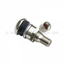 1x Valvola originale BBS in acciaio inox con tappi, 11,3 mm 09.15.004 0915004