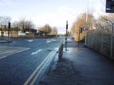 Photo 6x4 Govan Road Whiteinch Passing  the Thales factory and sewage wor c2016