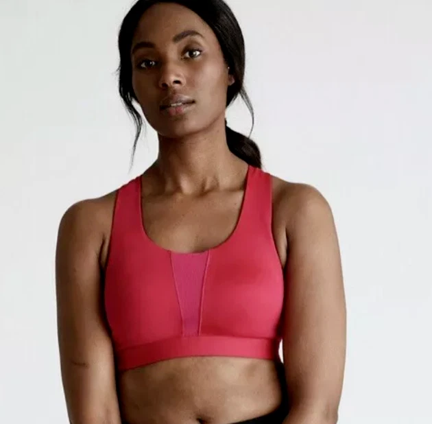 M S Ladies Bra Sports Pink High Impact Non Wired Goodmove BNWT