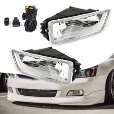 For 2003-2007 Honda Accord / 2004-2008 Acura TL Bumper Fog Lights Lamp w/Wiring