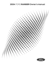 2024 Ford Ranger Owners Manual User Guide