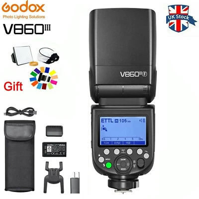 Godox V860III F V860III-F 2.4G TTL HSS Li-Ion Flash Speedlite Luz para Fujifilm