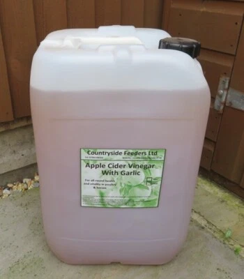 COUNTRYSIDE FEEDERS LTD Apple Cider Vinegar With Garlic for Poultry and Game Birds 25Ltr