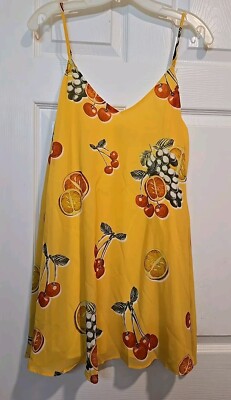 Show Me Your Mumu Circus Mini Dress  Sz S USA NWT Fun Fruit Print