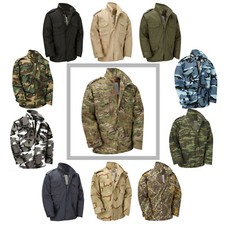 M65 Jacket US Army Style Multicam MTP Lined Hooded Combat Military Uniform Coat
