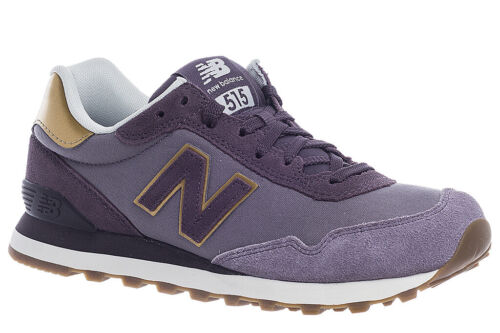 New Balance 515 NB515 Mujeres Estilo de Vida Zapatos Tenis Nuevo Púrpura Oro WL515FCS - Imagen 1 de 6