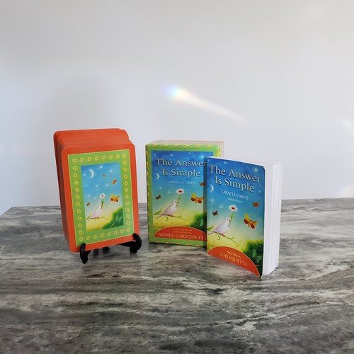 The Answer Is Simple Oracle Cards Sonia Choquette 62-Card Deck Guidebook Tarot - Picture 9 of 13
