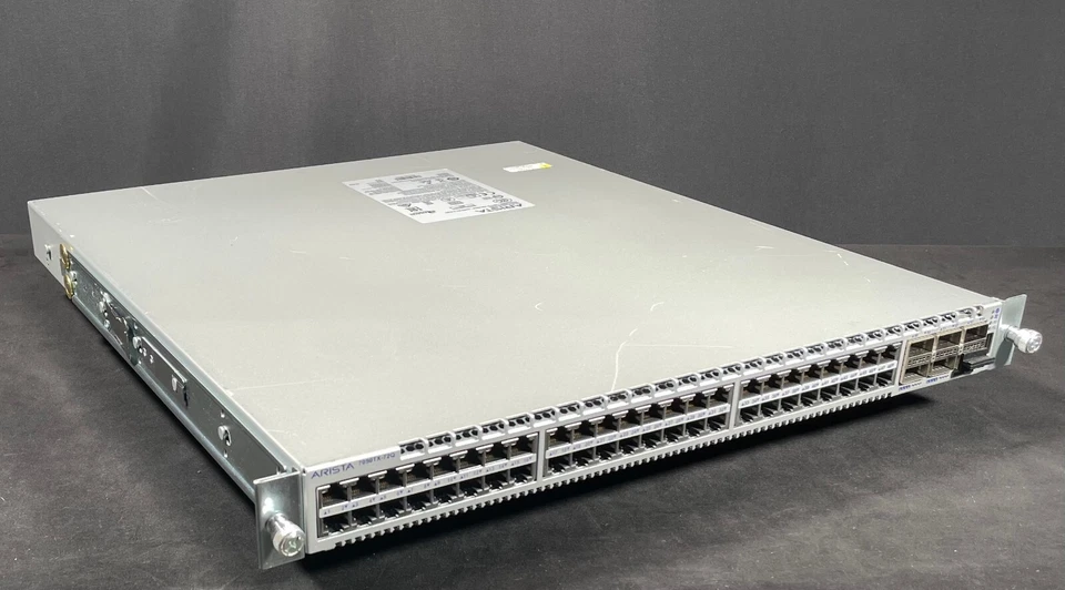 Arista DCS-7050TX-72Q-R 48x 10GBE 1/10GBase-T 6x 40Gbe QSFP+ Switch- Fast Ship - Image 2 of 4