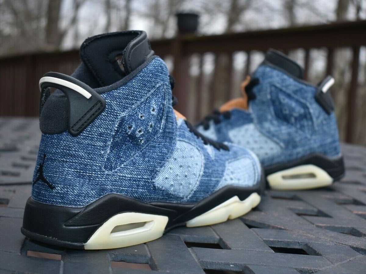 Nike Air Jordan 6 Retro GS 'Washed Denim' CV5489-401 Youth