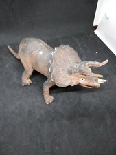 11" 1985 Triceratops IMPERIAL Vintage dinosaur figure chinasaur Rubber