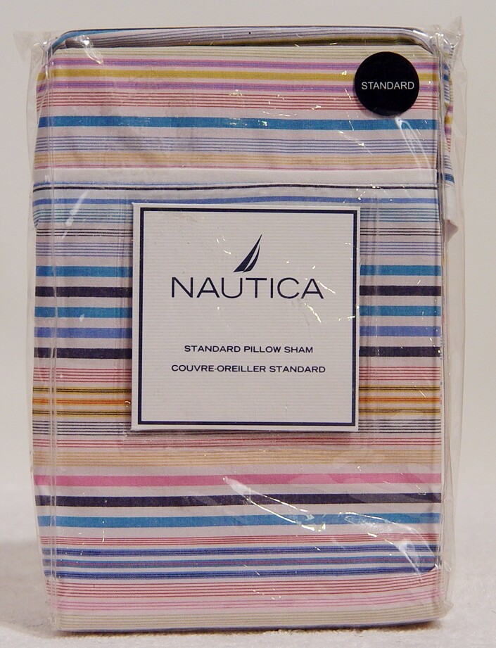 НОВАЯ модель в стандартную полоску Nautica Langley Stripe Standard 4190₽