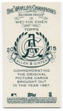 2015 Topps Allen and Ginter Mini A and G Back Pick Any Complete Your Set 1:5