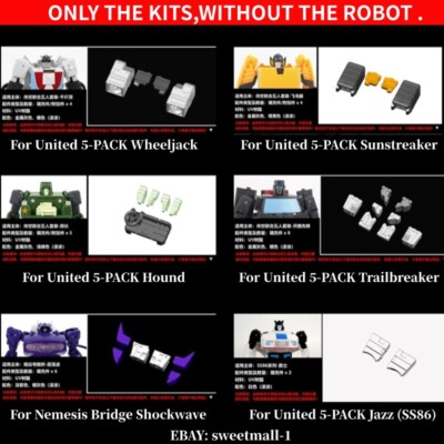 Shockwave Lab SL-145 / SL-146 Upgrade Kit For Legacy Core G2 Megatron / Shockwave – Resin 3D DIY