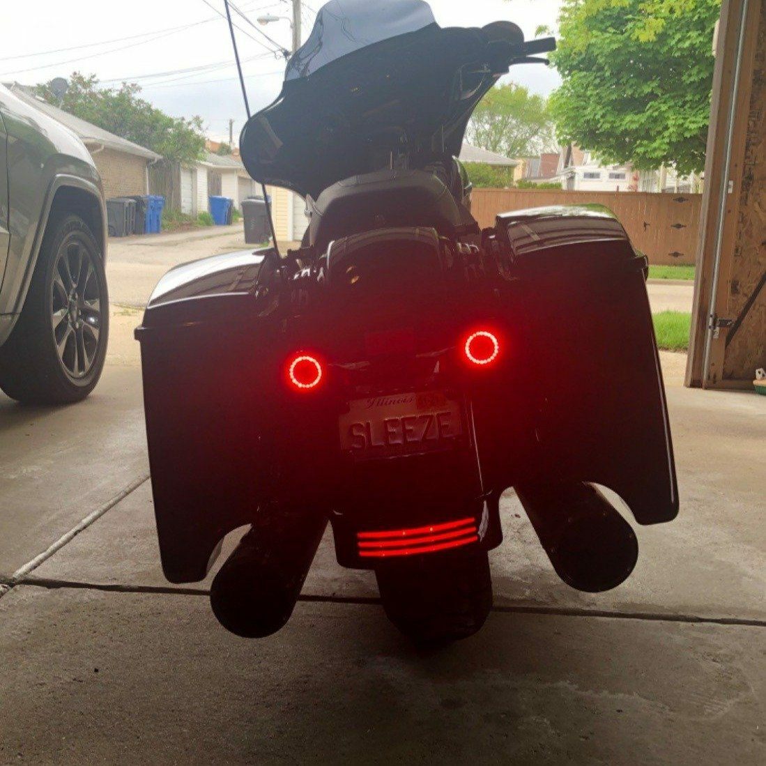Eagle Lights LED Rear Turn Signals For Harley Davidson - Smoked Lens, 1157 Style, Plug & Play - View #6