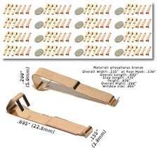 96pc BTO New Made Aurora AFX G+ G-Plus Rokar Slot Car Pick Up Shoes #8887 48pair