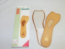 TACCO EXCLUSIVE 3/4 LEATHER SOLE size 36 -45 SUPPORTS MIDFOOT ARCH STOPS SLIDING