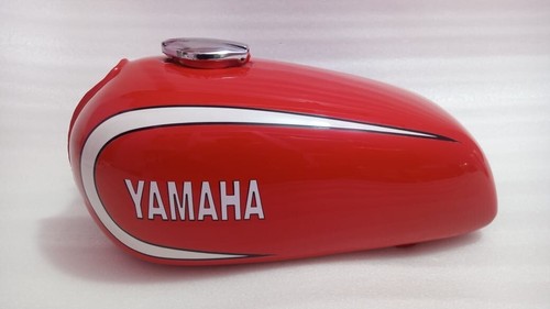 Fit For yamaha RD350 RD 350 Red Painted Steel Petrol Fuel Gas Tank 1973-1975 - Picture 4 of 7