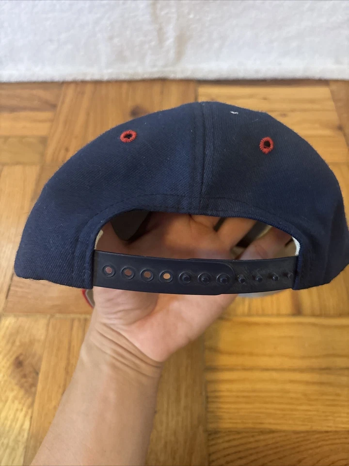 Antigo DeLong azul marinho vermelho Boston Red Sox? Chapéu SnapBack Feito nos EUA FRETE GRÁTIS - Imagem 4 de 4