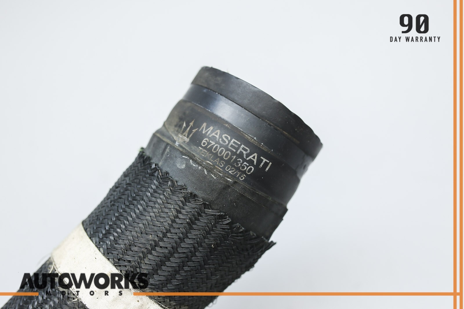 14-20 Maserati Ghibli M157 3.0L Left Engine Air Intake Intercooler Hose Set OEM