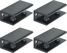 Glass Shelf Bracket Adjustable Shower Brackets,Heavy Duty Rectangle Clamp Hol...