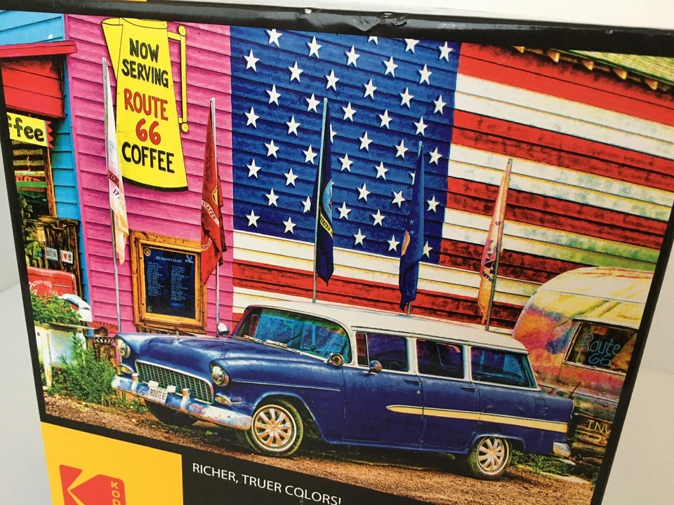 Puzzle Kodak Premium 1000 Piezas "Ruta 66" **Completo** Foto 3 de 4