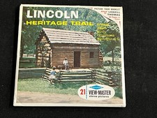 Sawyer's View-Master A390 ABRAHAM LINCOLN TRAIL 1962 Issue